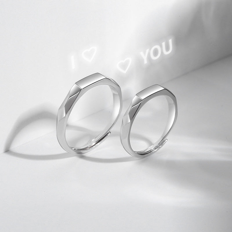 Hidden Message Projection Couple Rings